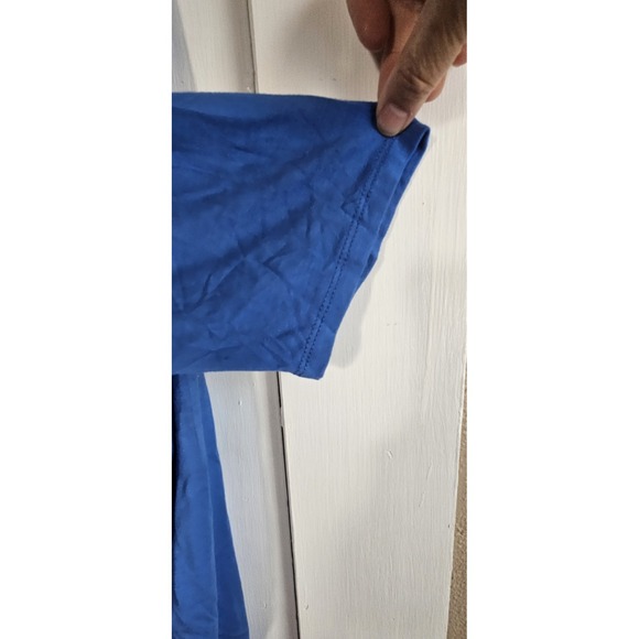 NWT ASHLEY STEWART back to basics tagfree blue Rayon long sleeve T 34/36 - Picture 8 of 8